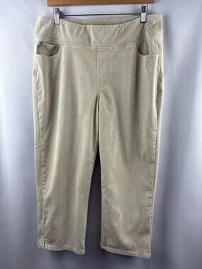 Women’s Belle Kim Gravel Size 16T Khaki Capris
